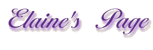 Elaine's Page